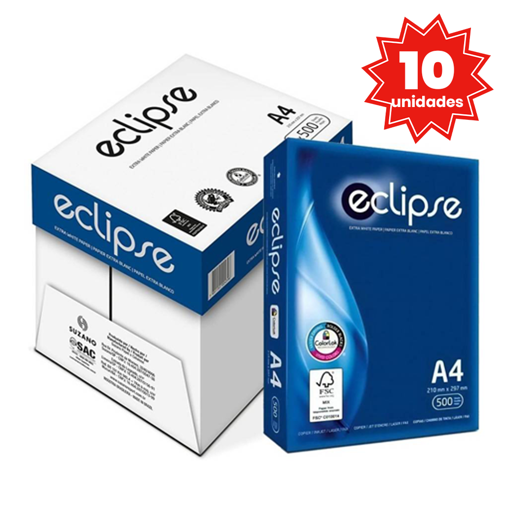 Resma Hojas A4 Eclipse x 10 Unidades