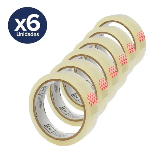 Cinta Adhesiva 24mm x 6 Unidades