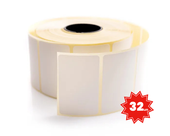 Rollos de 500 Etiquetas Auto Adhesivas x 32 Unidades