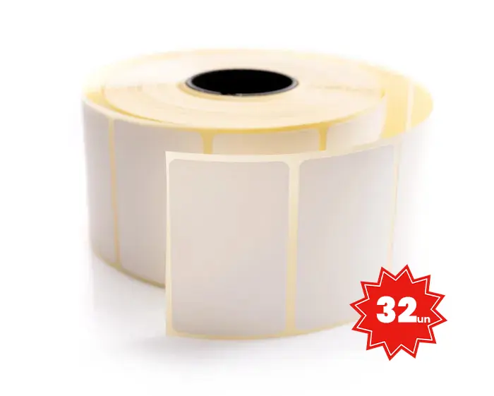 Rollos de 500 Etiquetas Auto Adhesivas x 32 Unidades