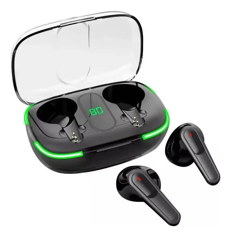 Auriculares Bluetooth Inalámbricos Luces Led Nivel De Carga