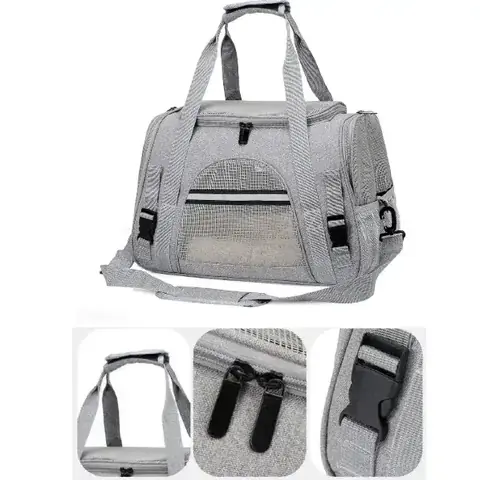 Bolso Transportador Portátil Msscotas Gatos Perros Plegable Multiuso