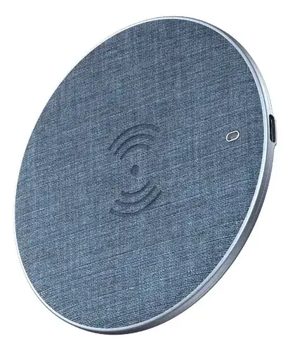 Cargador Inalámbrico Universal Almohadilla Carga Rápida Azul