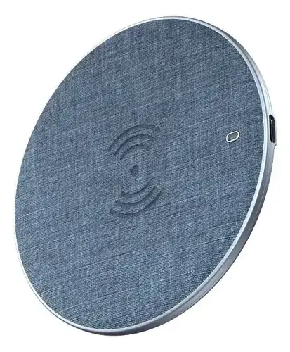 Cargador Inalámbrico Universal Almohadilla Carga Rápida Azul