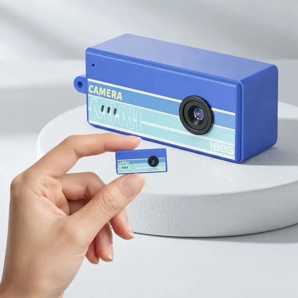 Mini Cámara Digital Bolsillo Foto Video Llavero Retro