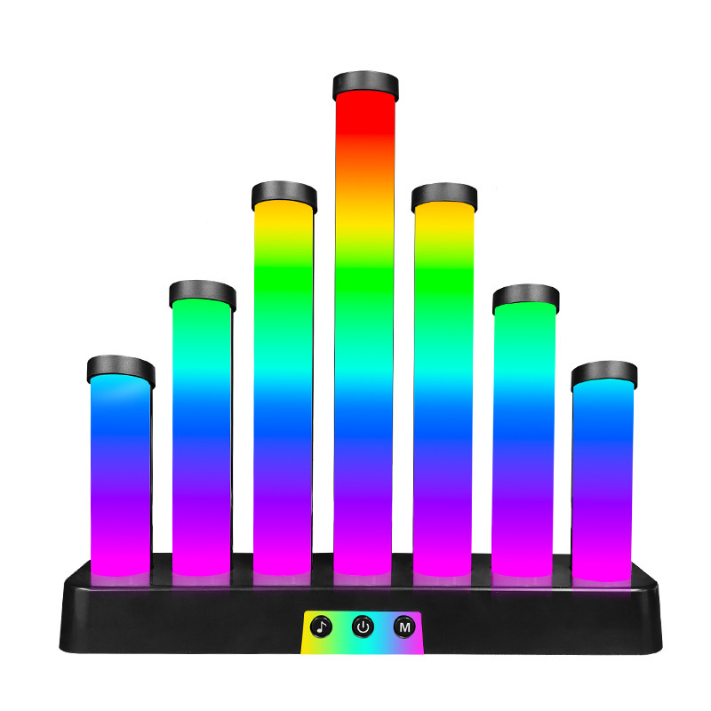 Barra Luces Led Rgb Tubos Iluminación Gamer Control Remoto