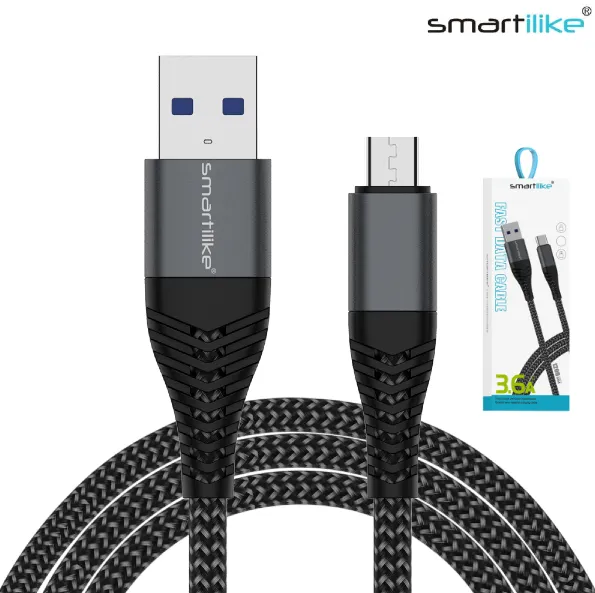 Cable Usb A A Micro Usb 1.2 Metros Reforzado Carga Rápida