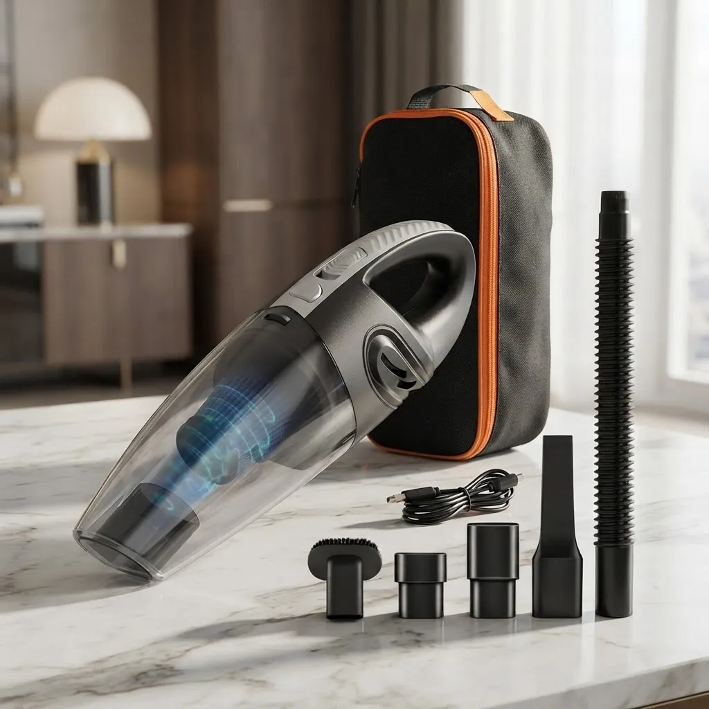Aspiradora Inalámbrica Recargable Auto Y Hogar 7000pa 120w