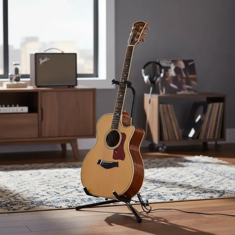 Soporte De Pie Universal Regulable Guitarra Eléctrica Clásica