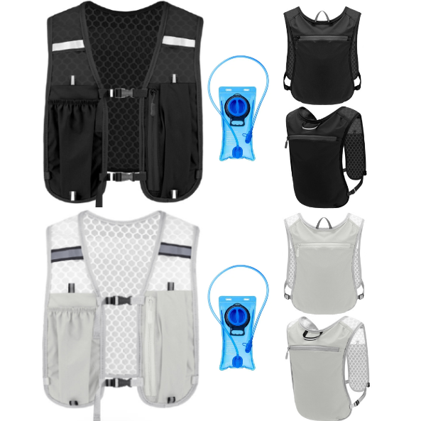 Chaleco Hidratación Liviano Running Ciclismo Bolsa Agua 1l