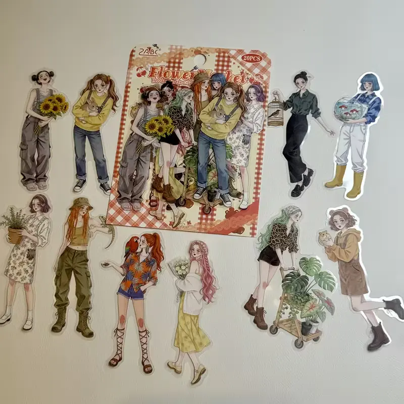 Stickers nena pet Flower 01