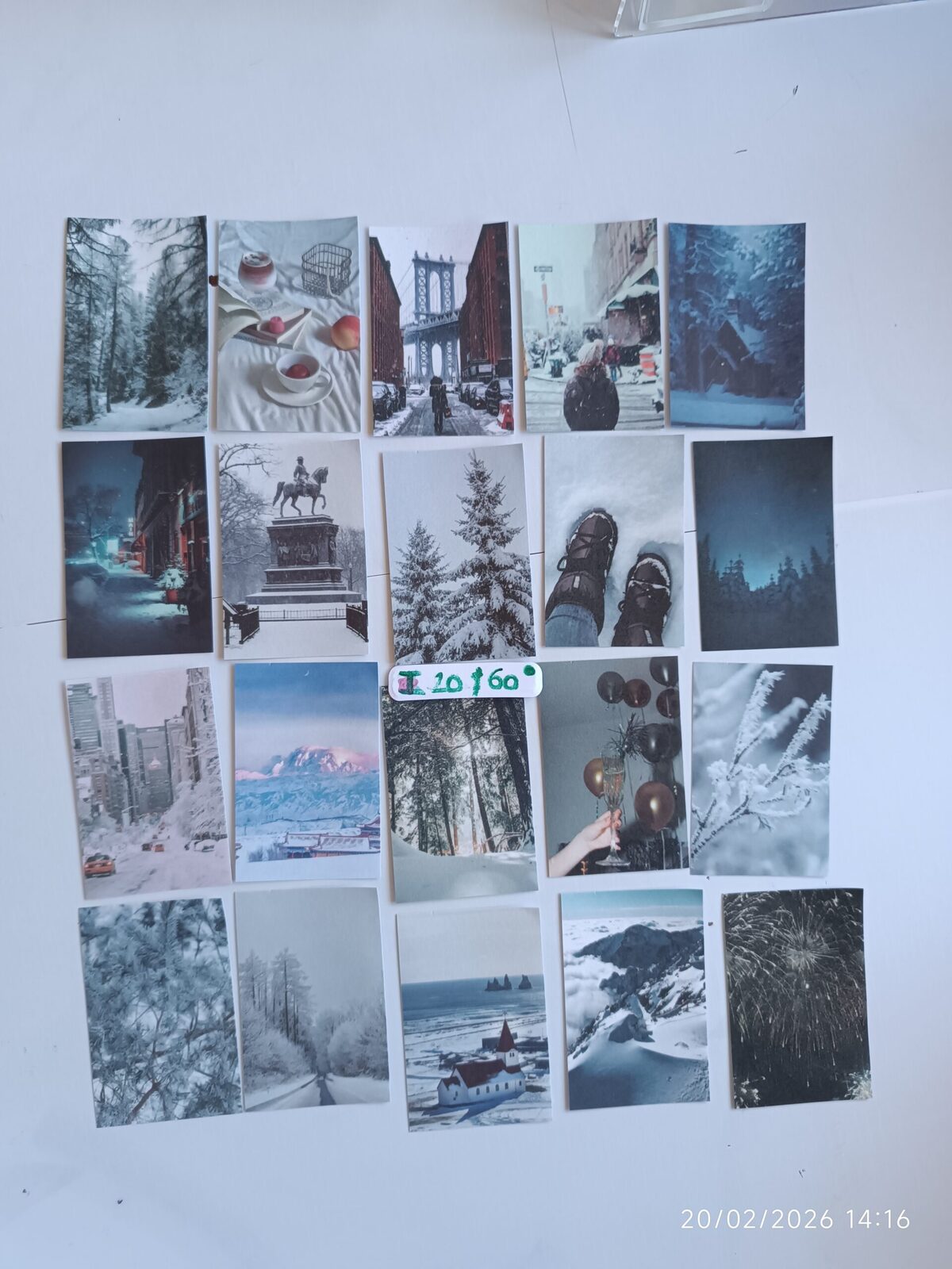 Stickers Washi invierno 1