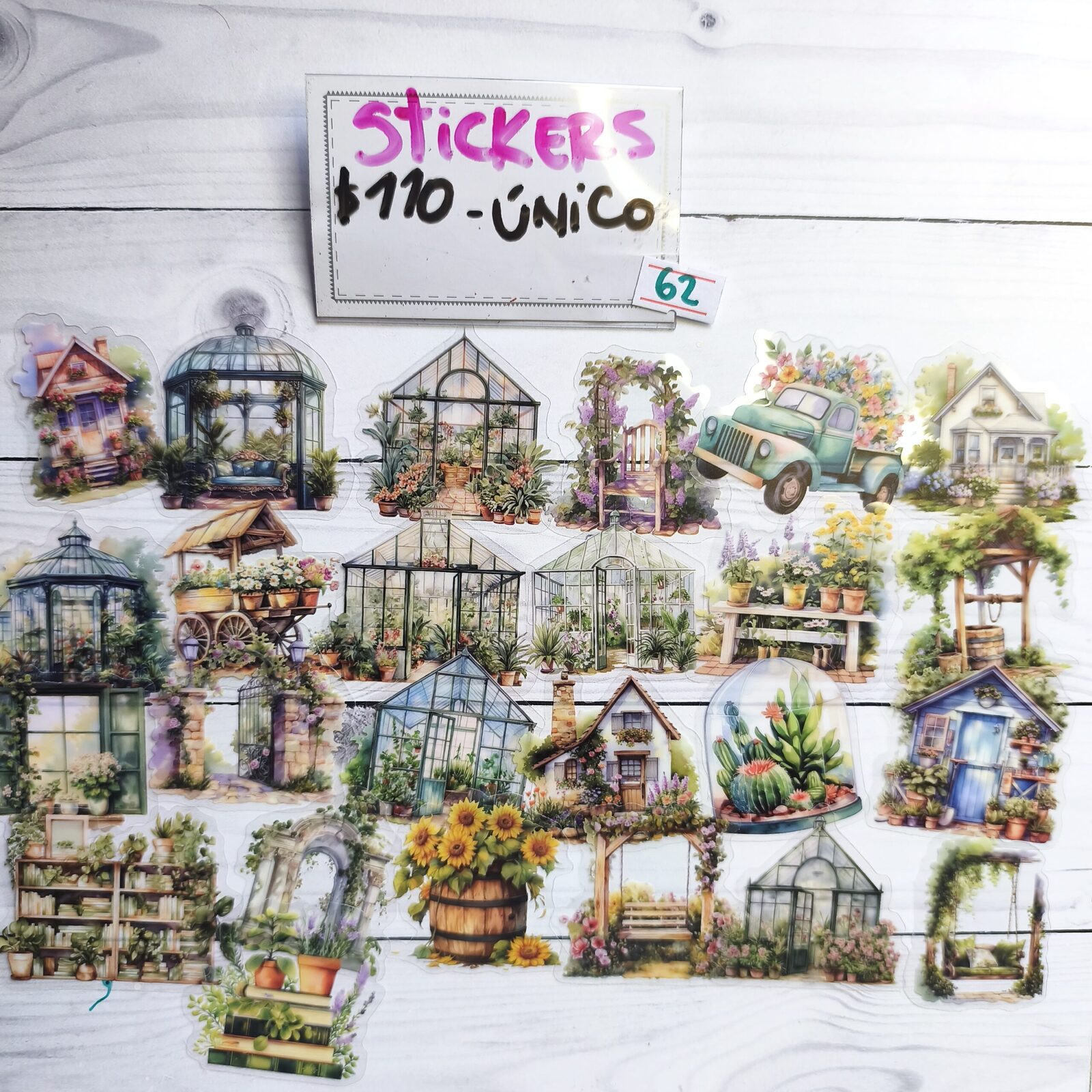 Stickers pet jardin 62