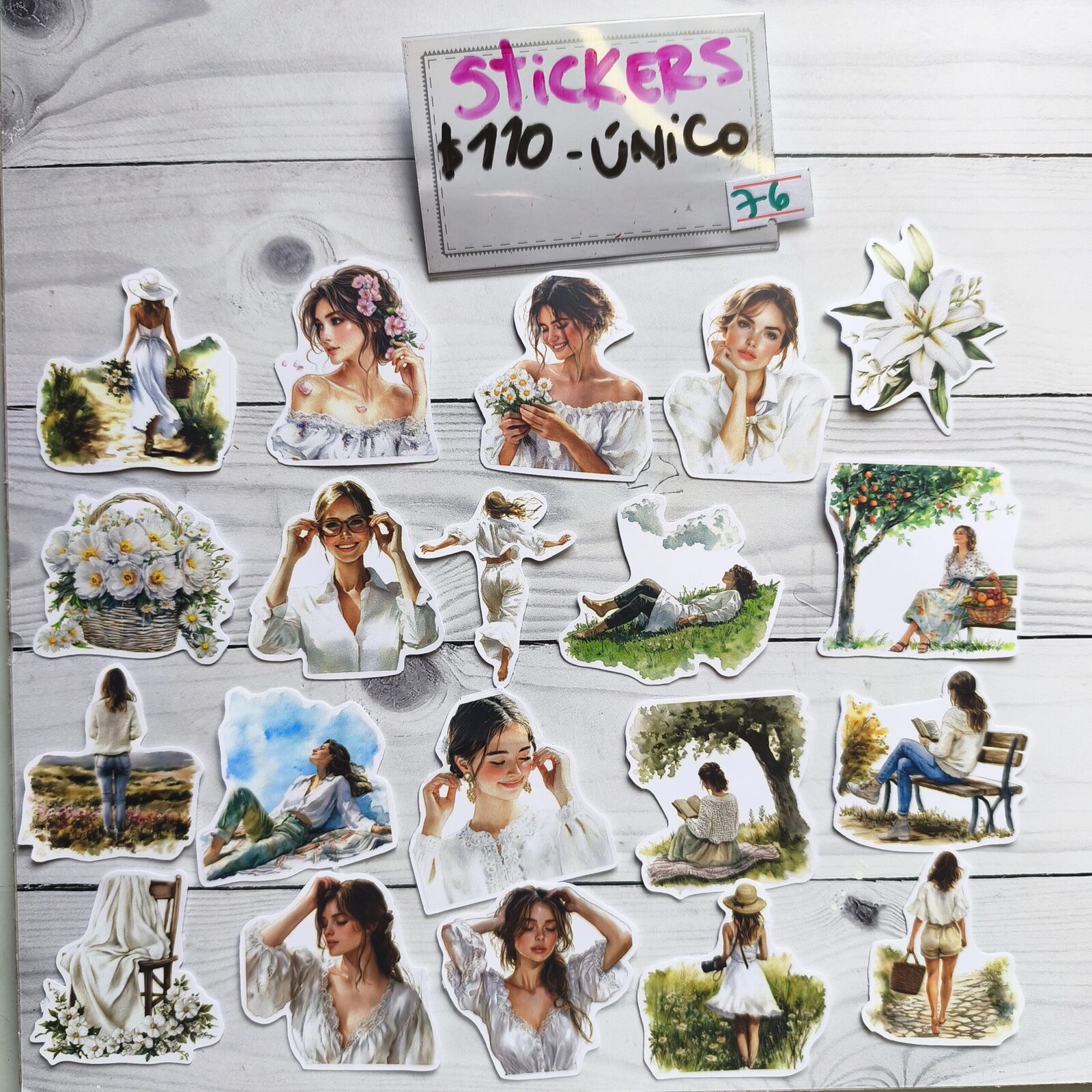 Stickers nena delicada 76