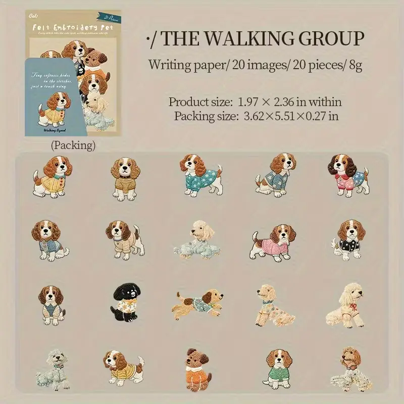 Stickers rigidos Perros 2