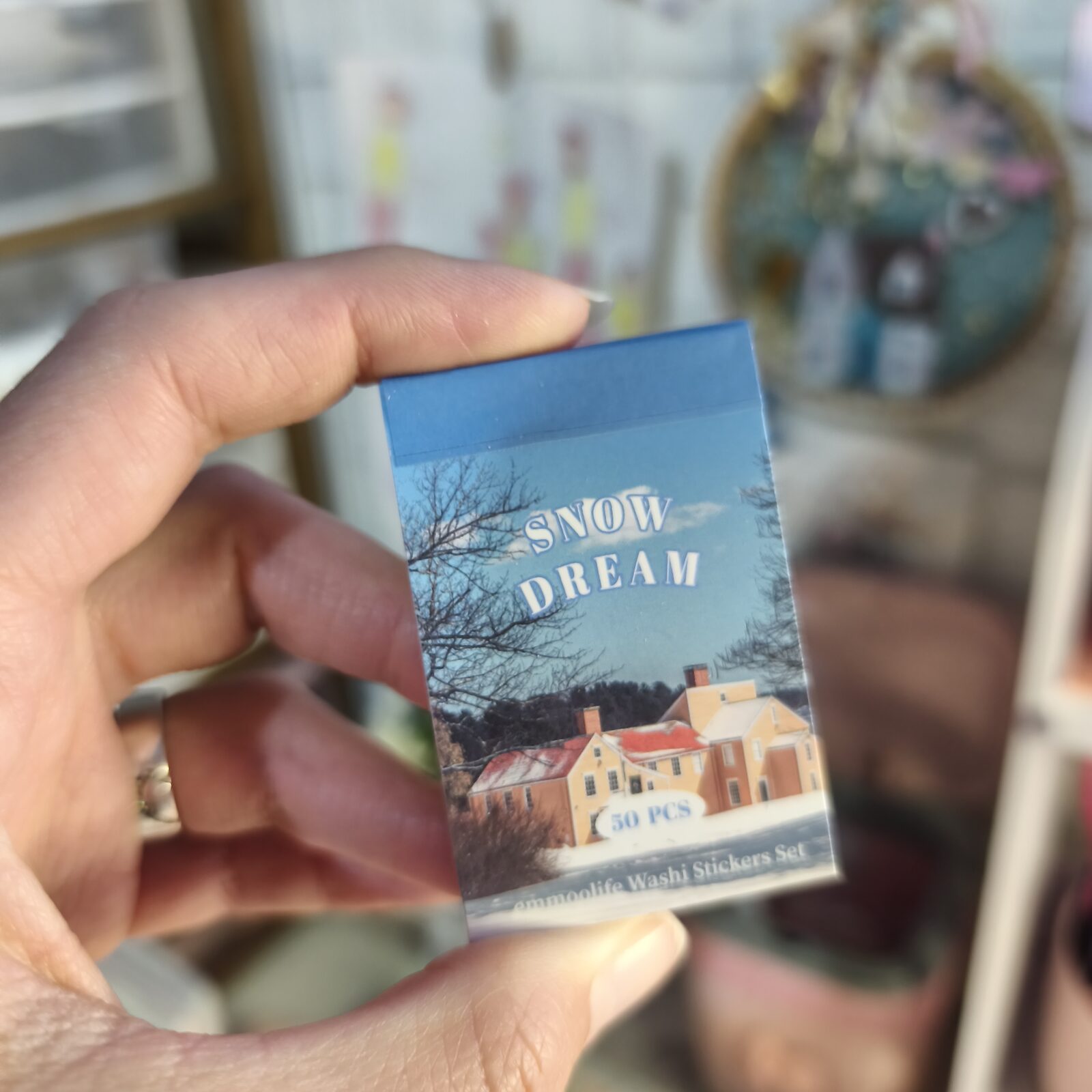 Mini block stickers Snow dream