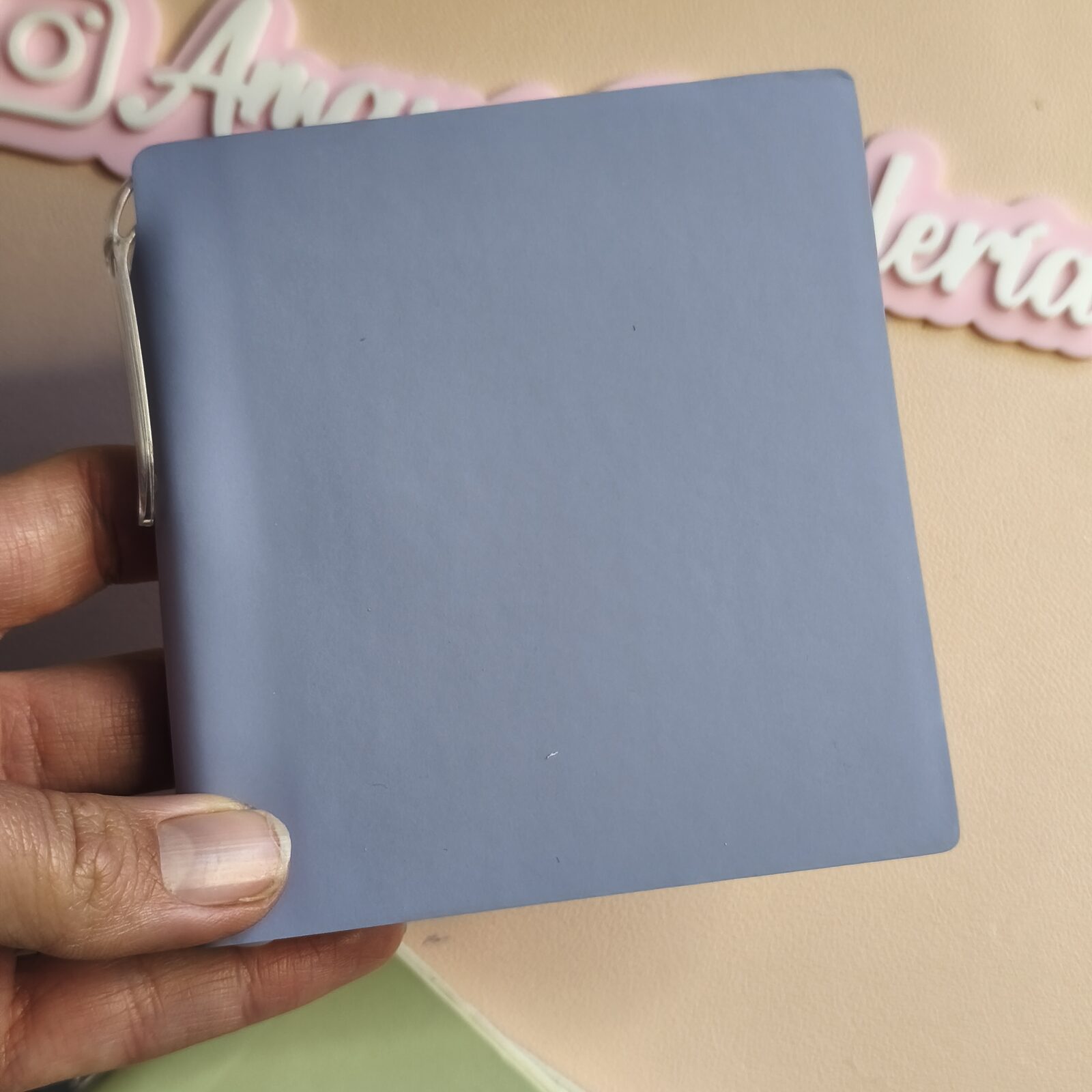 Cuaderno 10x10 Lila pastel