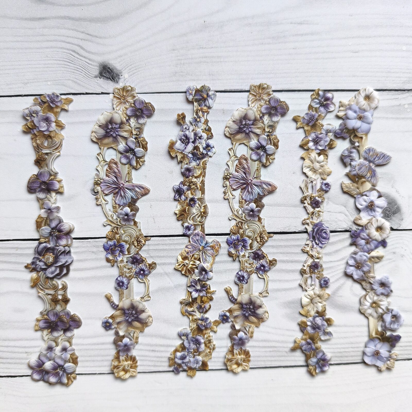 Stickers rígido Flores lilas