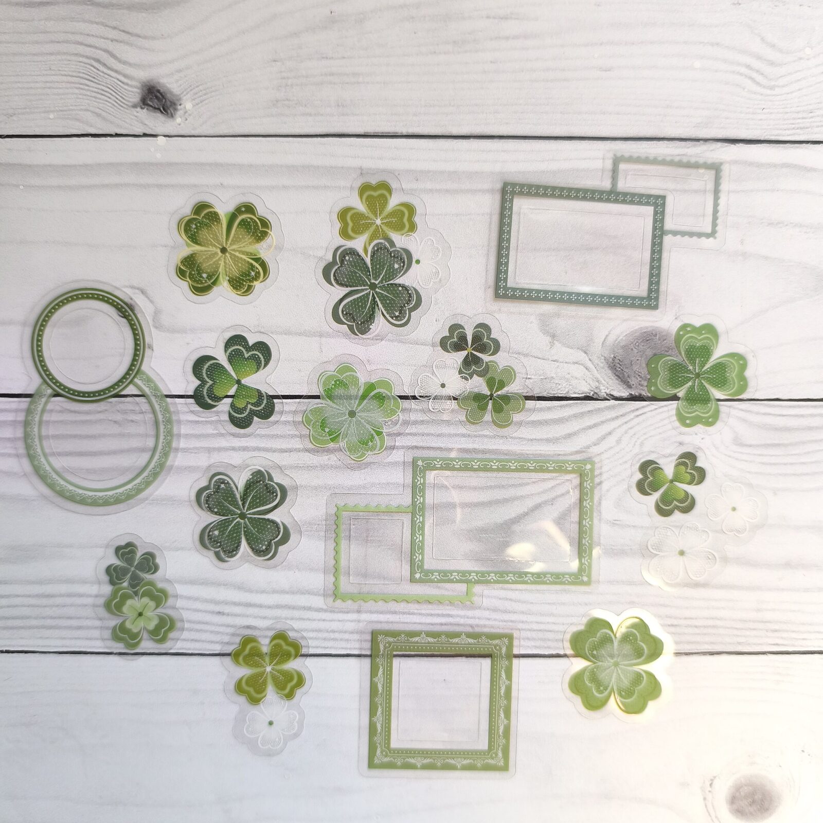 Stickers pet Bloom negro verde