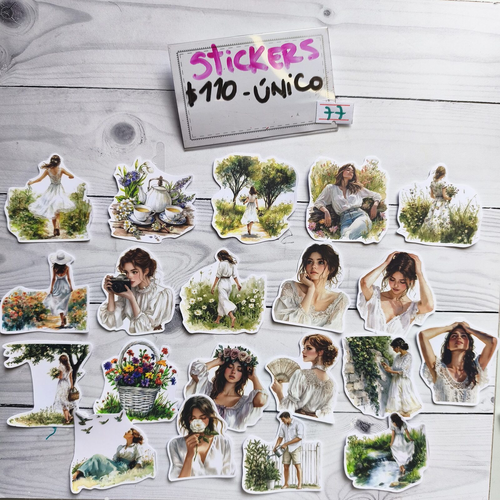 Stickers nena delicada 77