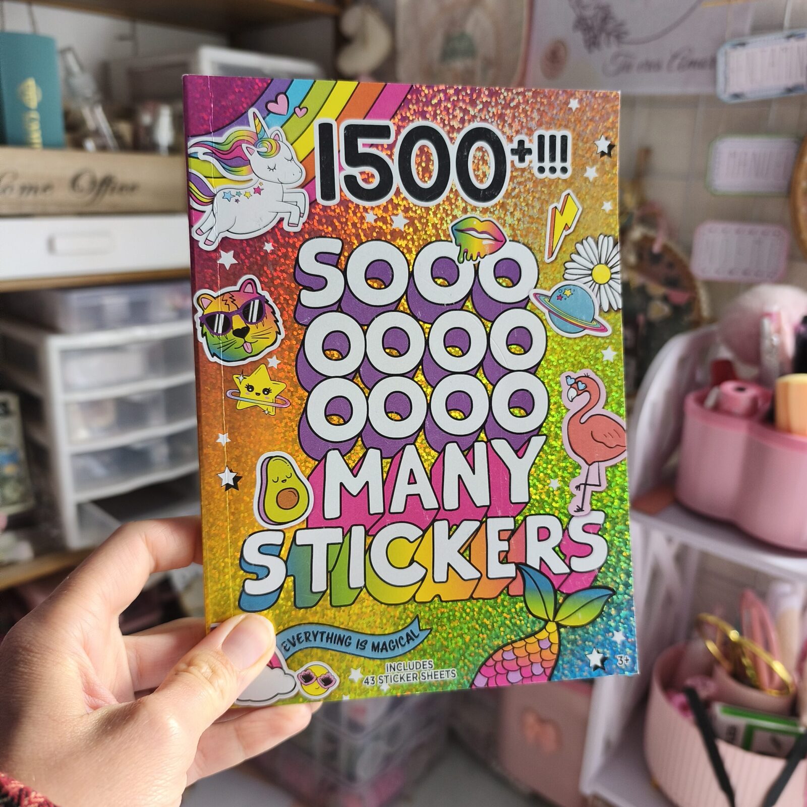 Libro de stickers +1500