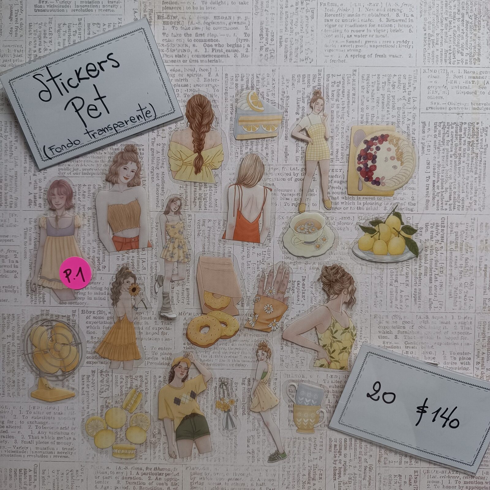 Stickers Nena pet Amber