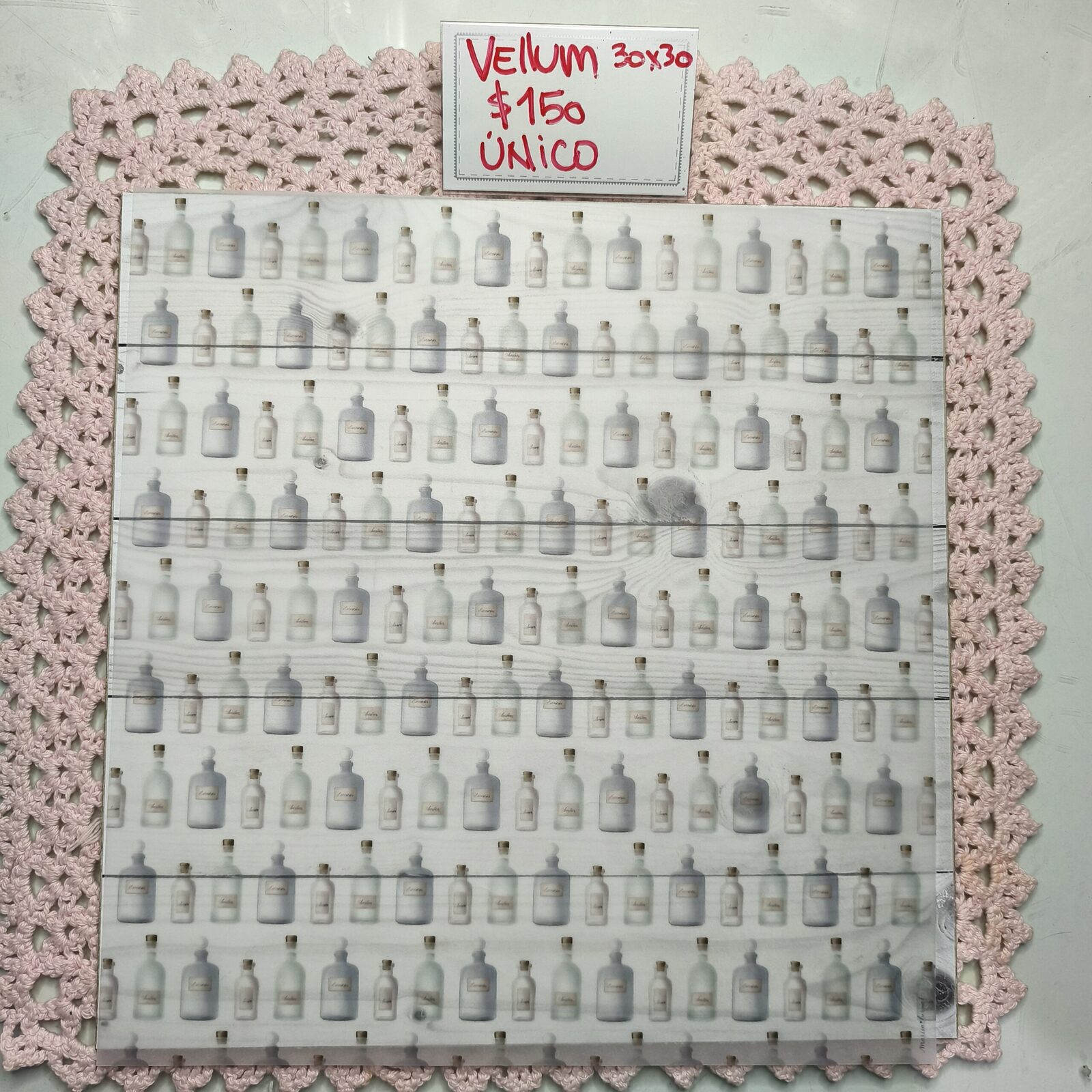 Vellum 30x30 frasquitos 2