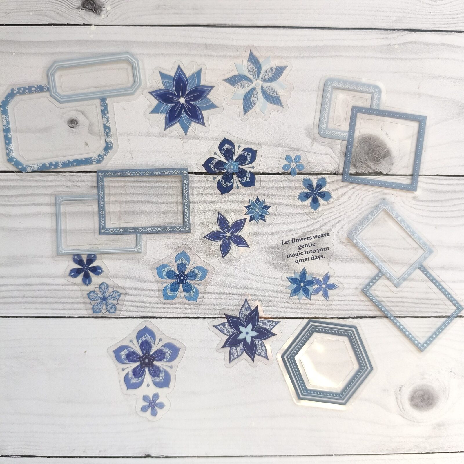 Stickers pet Bloom azul