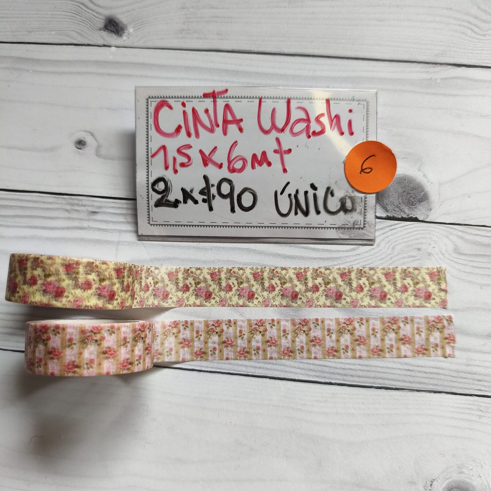 Washi rosa 6