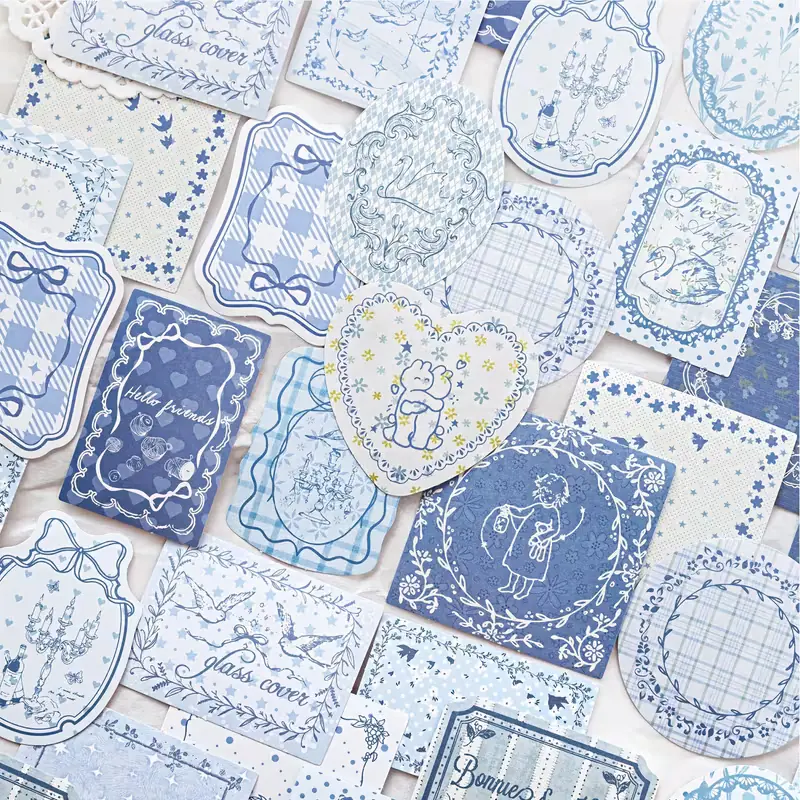 Stickers Etiquetas Azules Wind