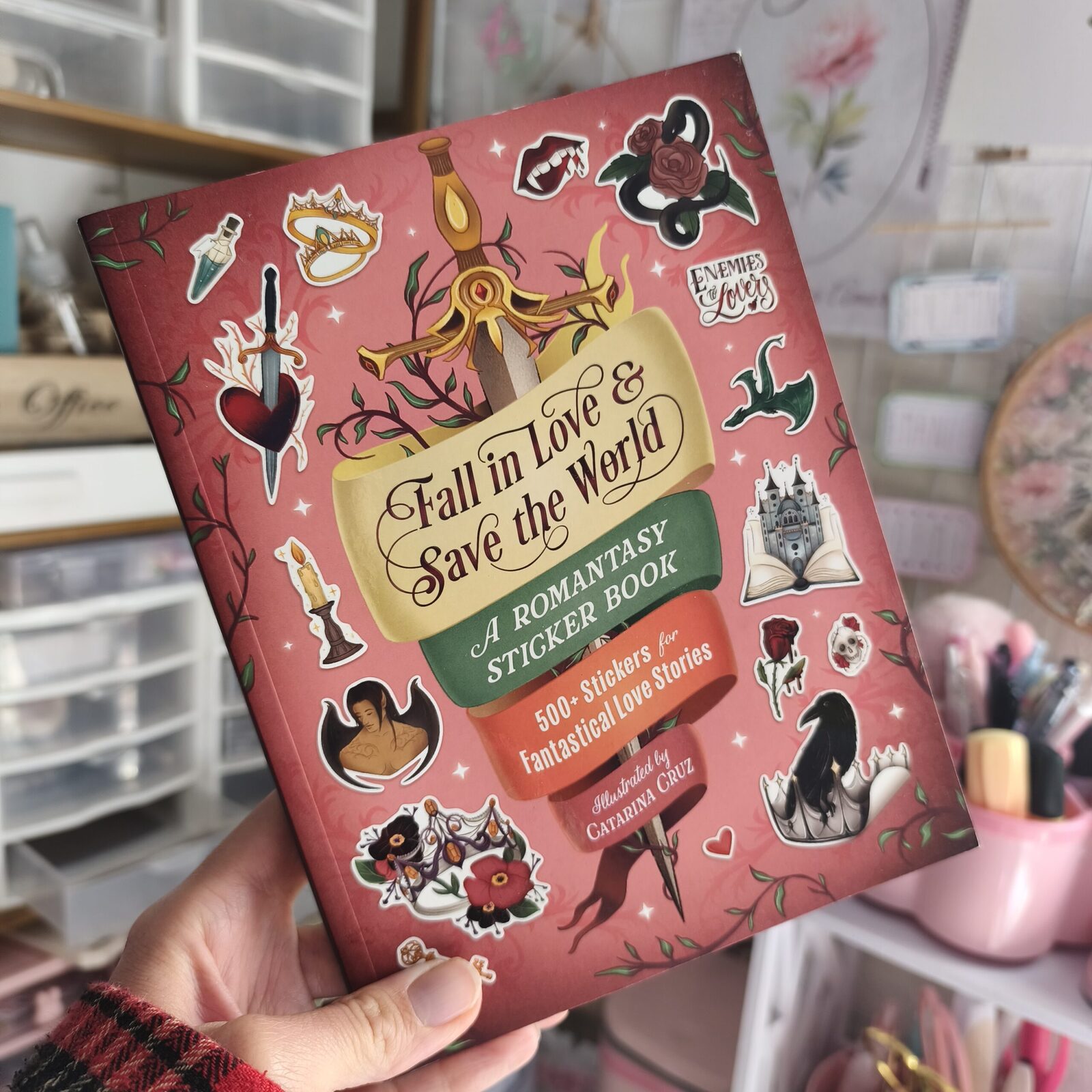 Libro de stickers Fall in love