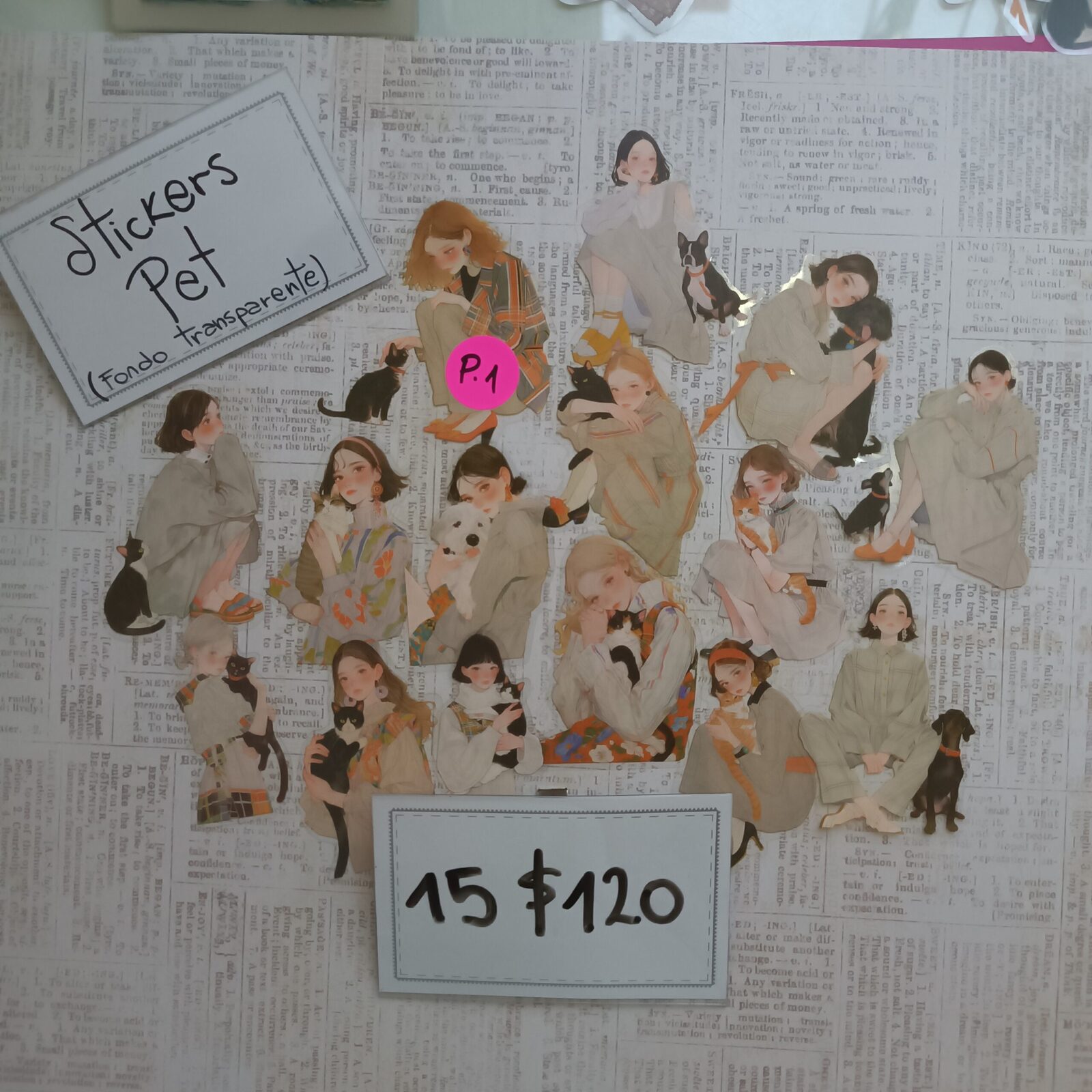 Stickers Nena pet Pamper