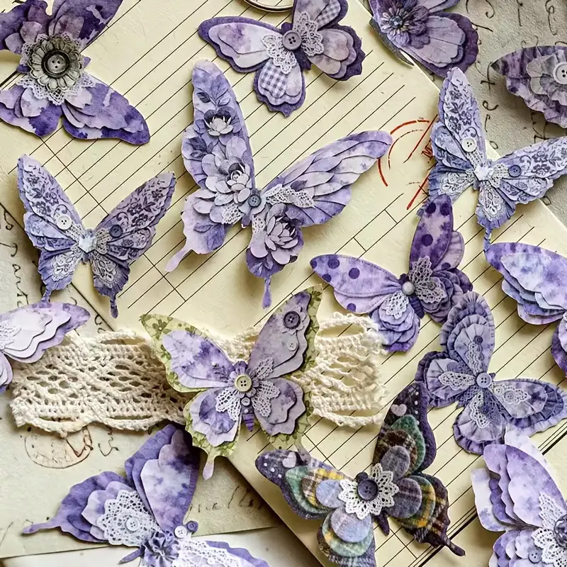 Stickers rigidos Mariposas lilas Twilights