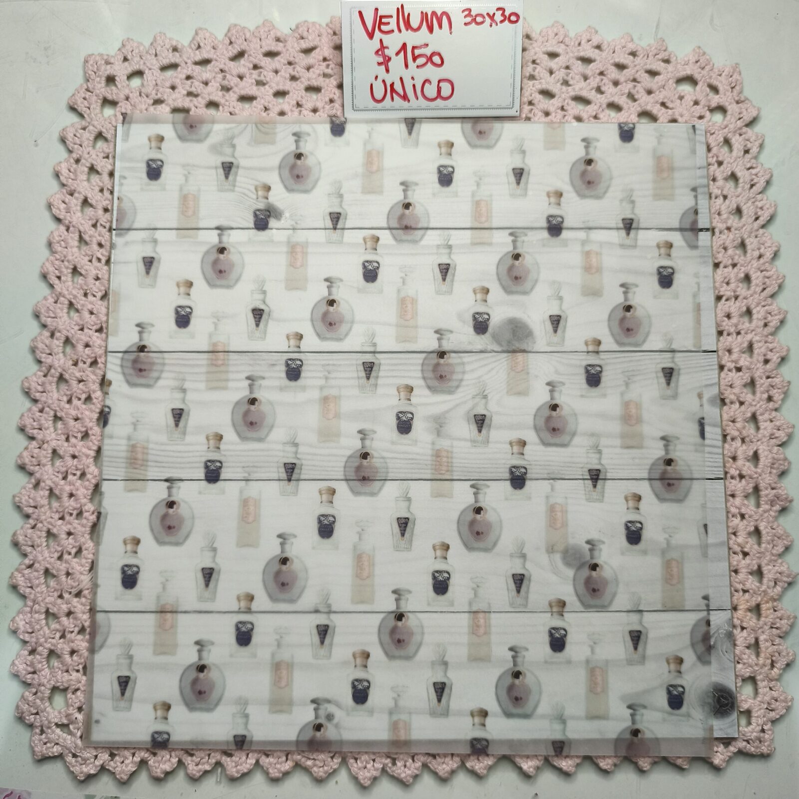 Vellum 30x30 frasquito 1