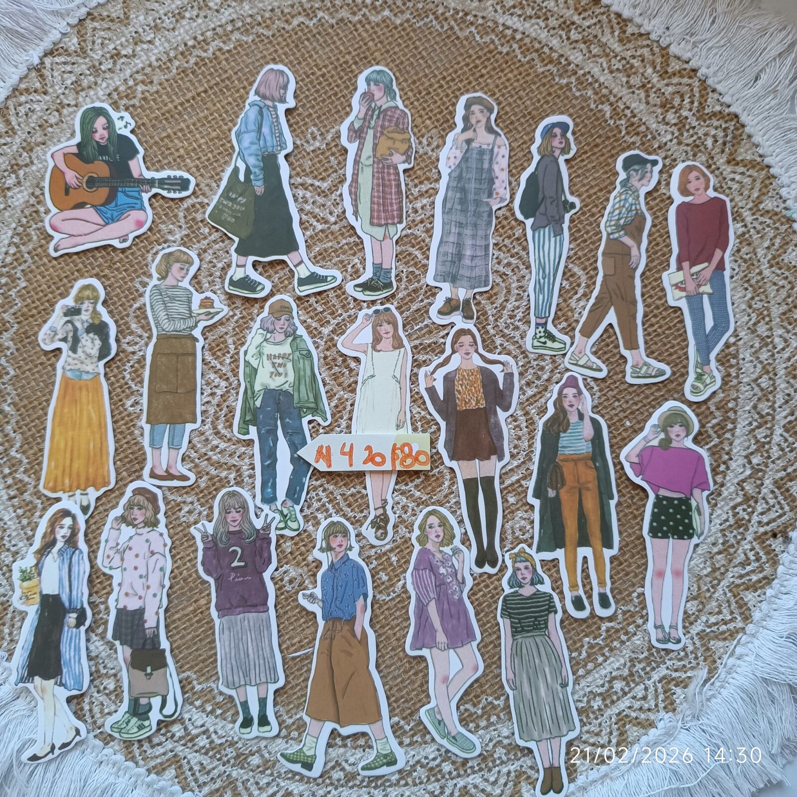 Stickers Nenas mix 4