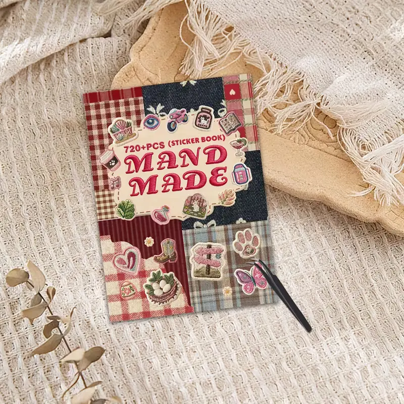 libro de stickers Mand  made Rojo