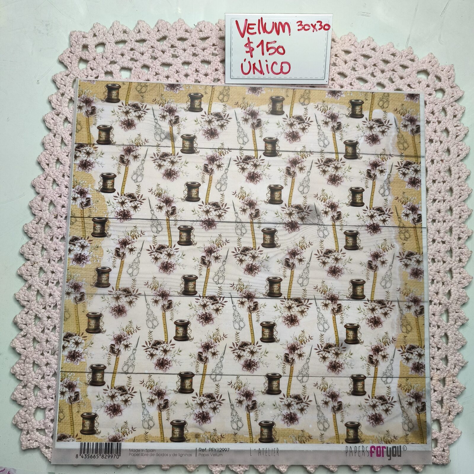 Vellum 30x30 costura 1
