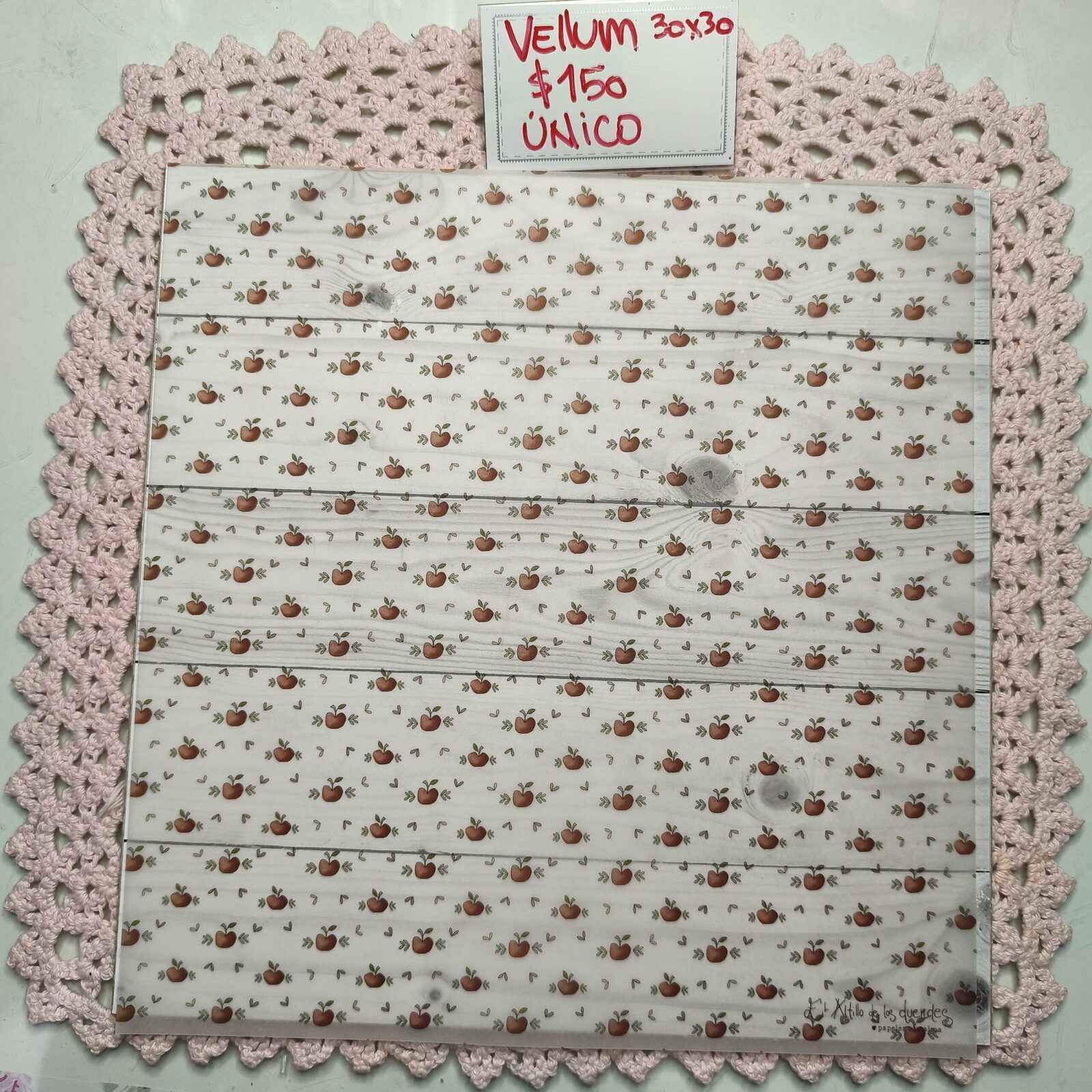 Vellum 30x30 manzanitas