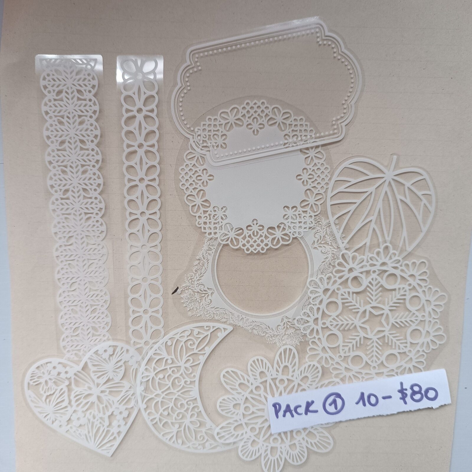Stickers pet Blancos