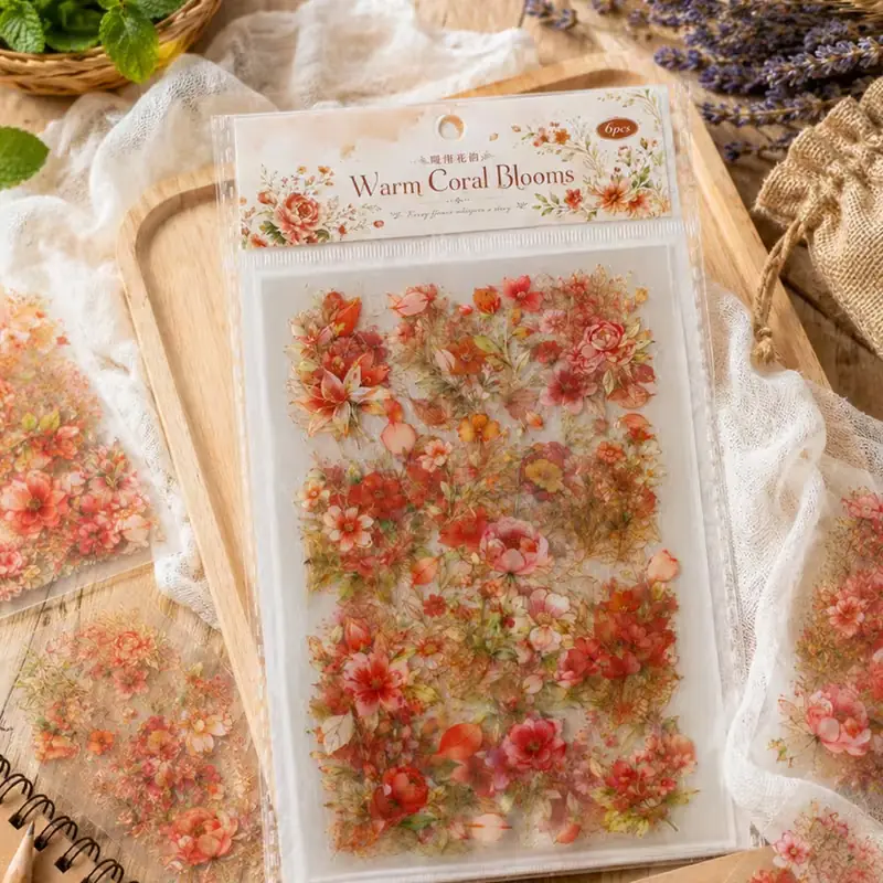Plancha stickers Pet Warm Coral