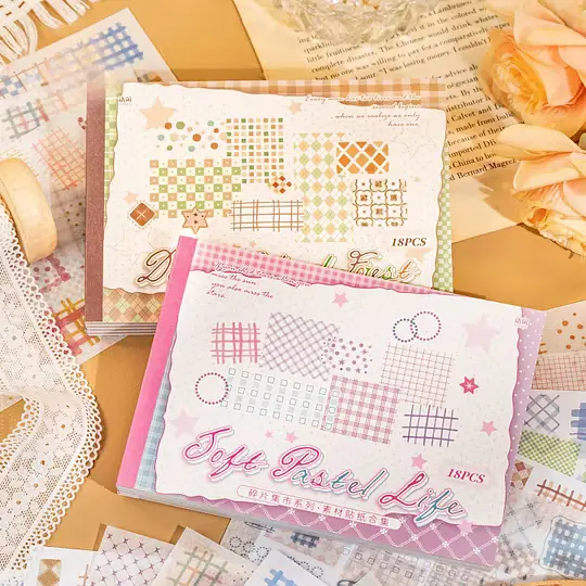 Libro de stickers Pastel