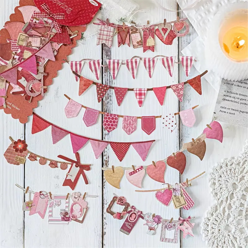 Stickers Banderines Girl rosa