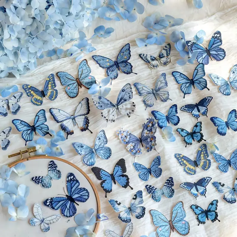 Stickers Mariposa Blue 01