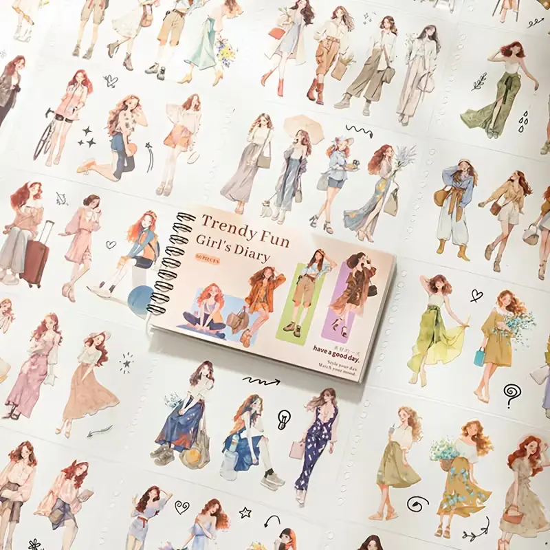 Libro de stickers Nena