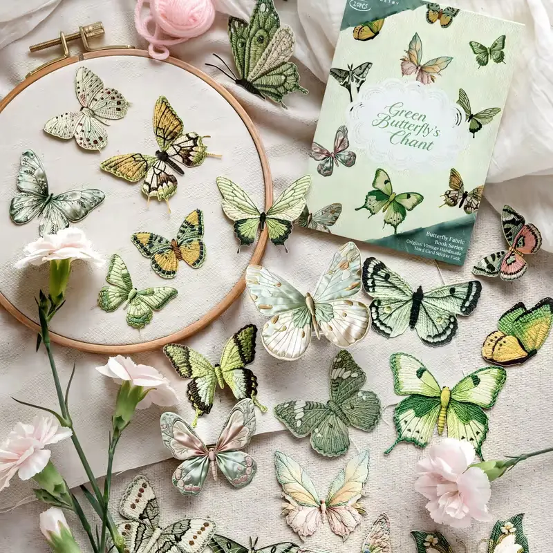 Stickers Mariposa Green 02