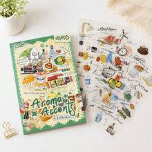 Libro de stickers Aroma verde