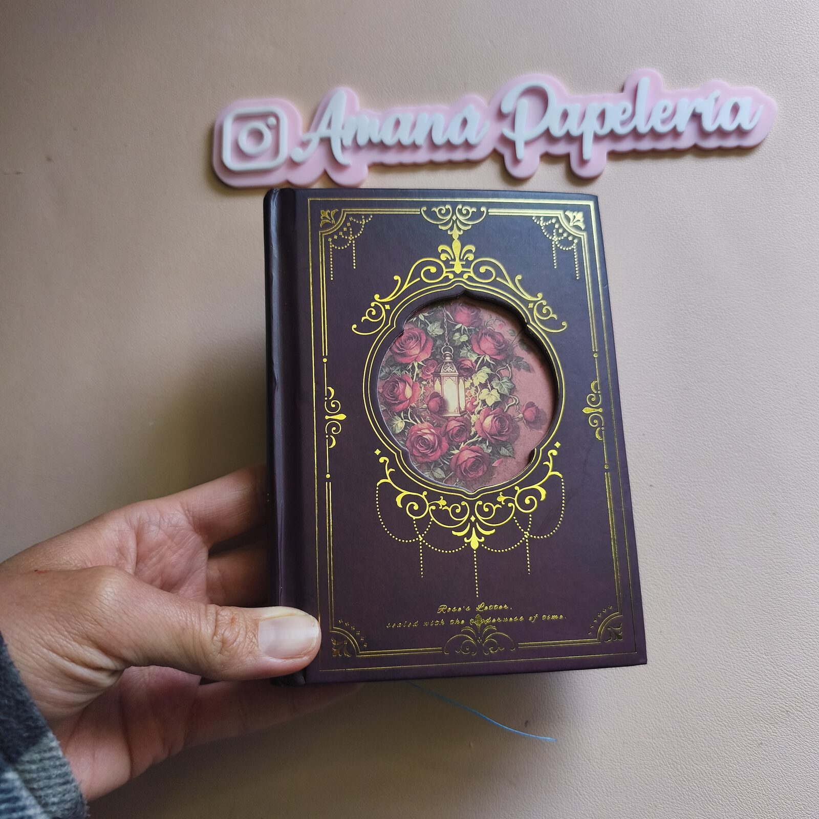 Cuaderno Faro y flores tapa con foil