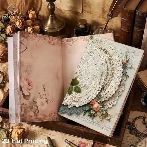Cuaderno A5 de 96 papeles decorados