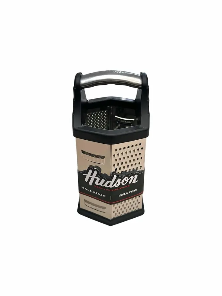 Rallador 6 Caras Hudson Base Antideslizante Acero Inoxidable