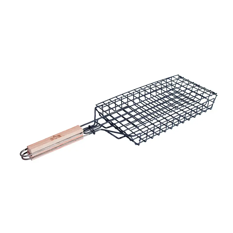 Canasto Grillero XL 36x20cm - Para Pescado O Verduras